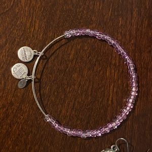 Alex + Ani purple bracelet